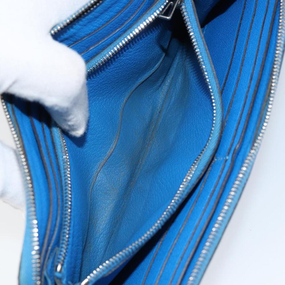 Hermes Evelyne Long Wallet Bleu Hydra - Picture 9 of 16